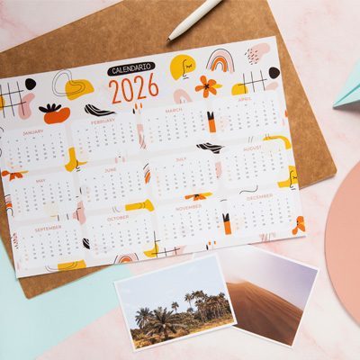 Calendarios personalizados con fotos impresas
