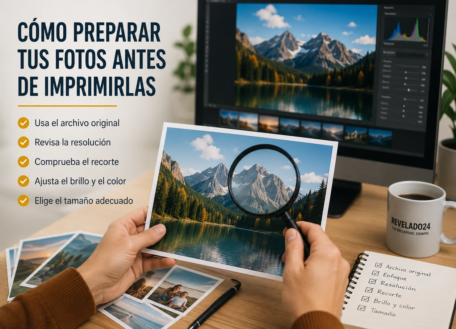 Cómo preparar fotos para imprimir con buena calidad